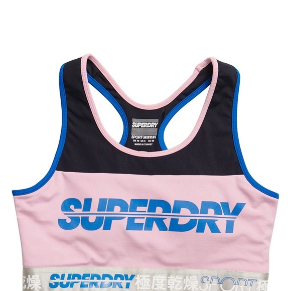 SuperDry Sport Sprint Workout Bra - Picture 2 of 4